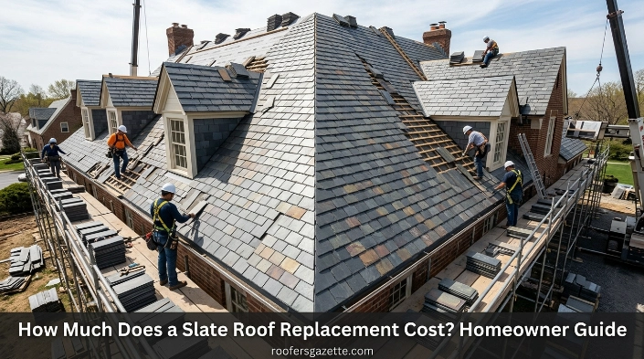how much does a slate roof replacement cost