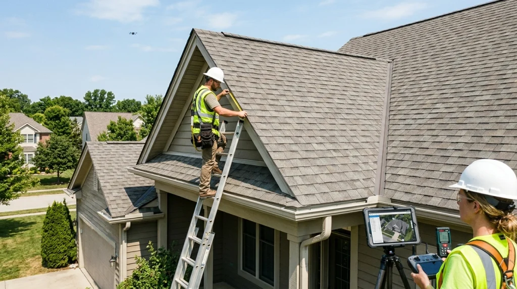 roof replacement cost estimate using roofing squares and roof measurements