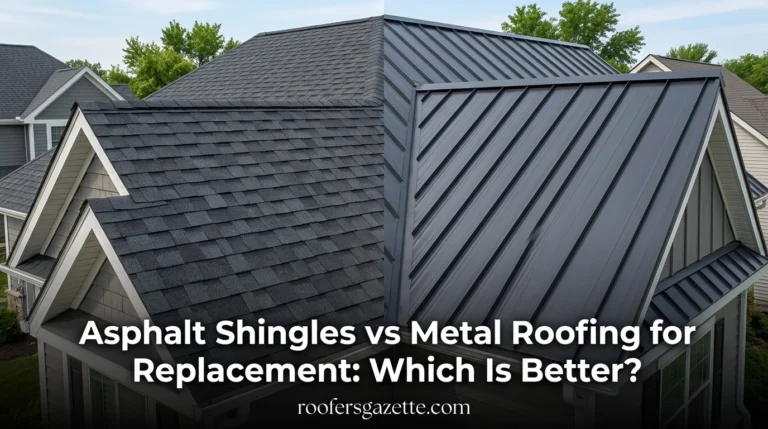 Asphalt Shingles vs Metal Roofing for Replacement