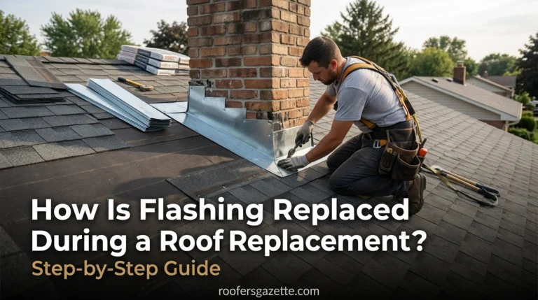 How Is Flashing Replaced During a Roof Replacement