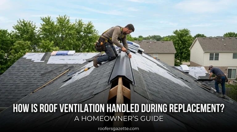 How Is Roof Ventilation Handled During Replacement