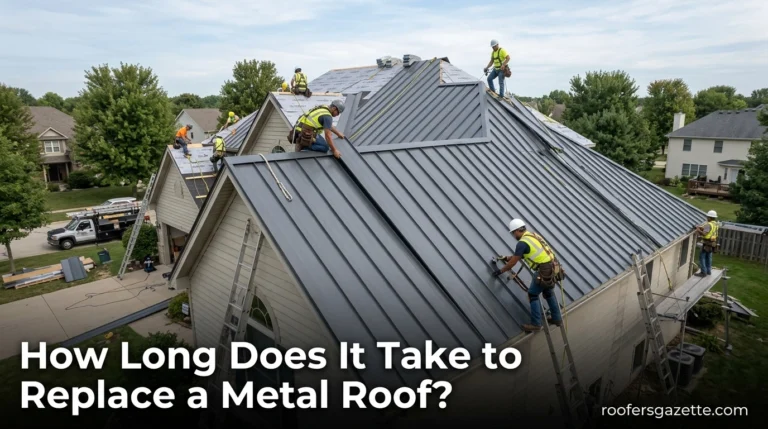 How Long Does It Take to Replace a Metal Roof