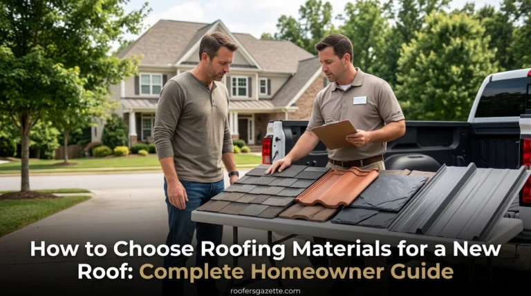 How to Choose Roofing Materials for a New Roof