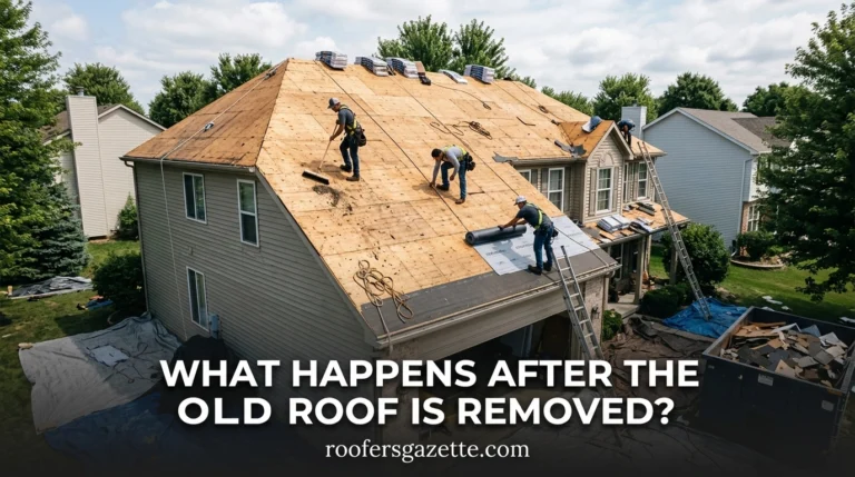 What Happens After the Old Roof Is Removed