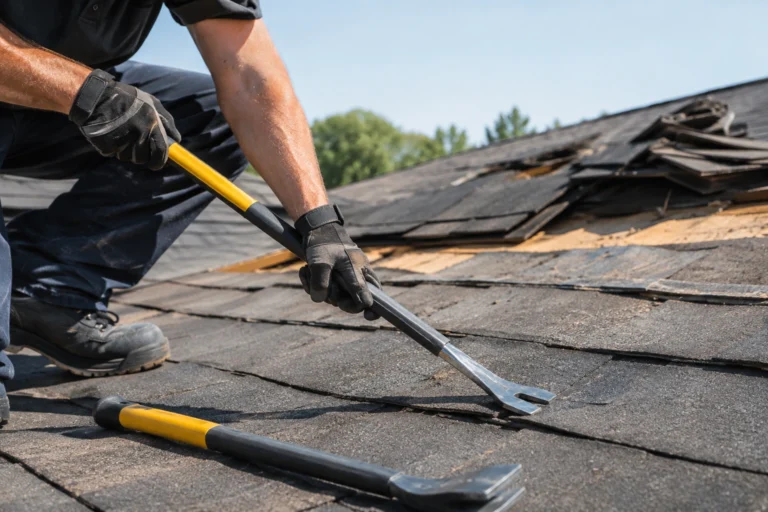 Palas de roofing: cómo elegir la herramienta adecuada para retirar tejas sin perder tiempo ni control