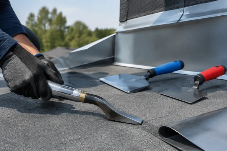 Trinches para Roofing: cómo elegir la herramienta correcta para cemento, parches y flashing