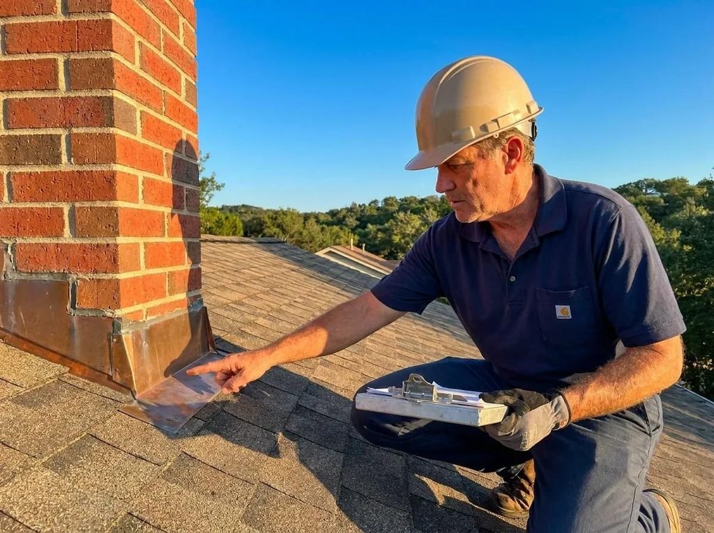 What happens during the final roof inspection on a newly replaced shingle roof