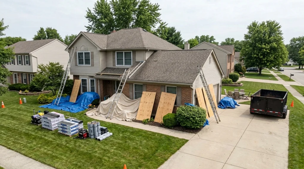 Home preparation checklist before a roof replacement project begins