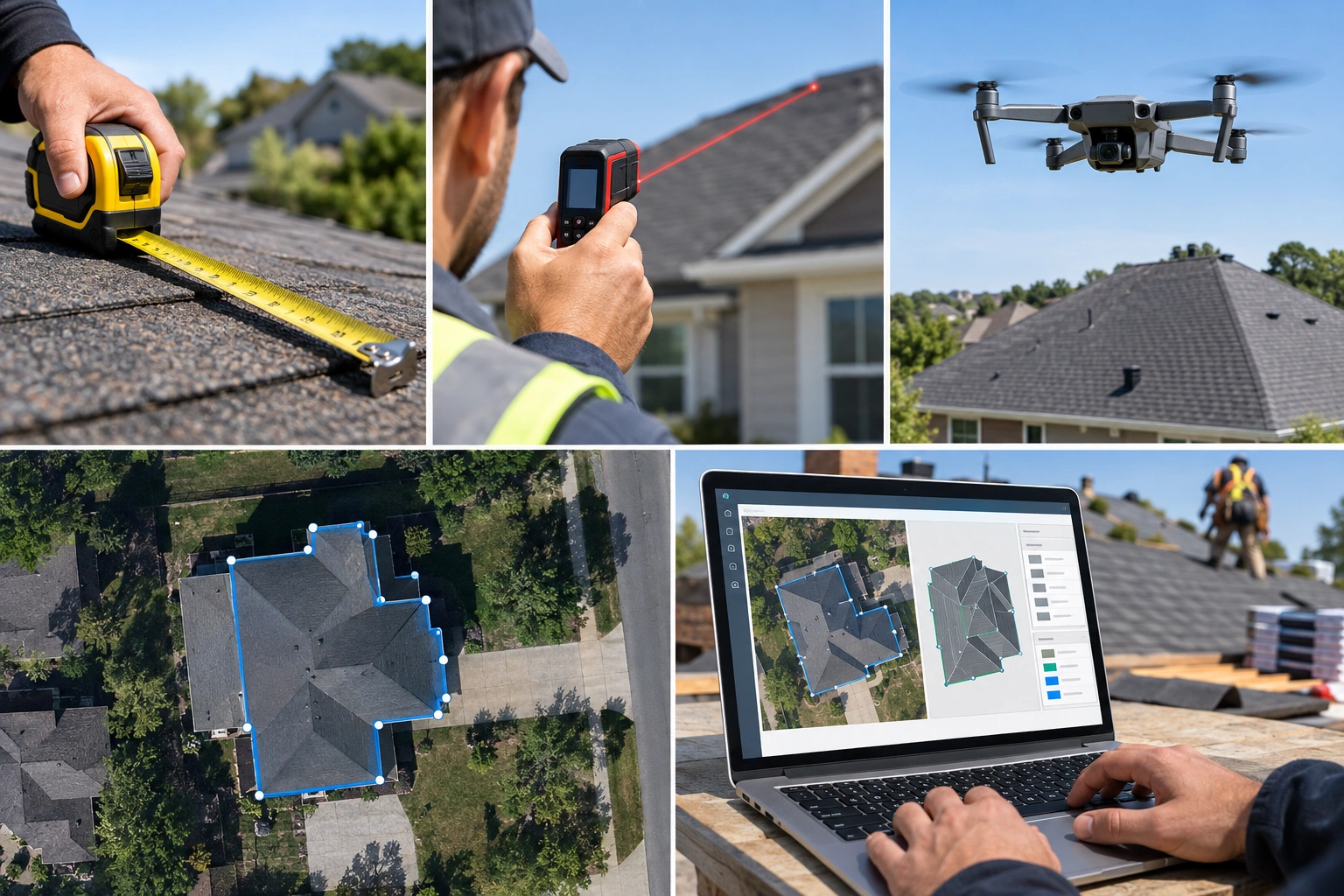 Comparison of roof estimating tools for contractors and homeowners
